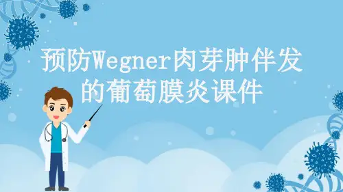 预防Wegner肉芽肿伴发的葡萄膜炎课件