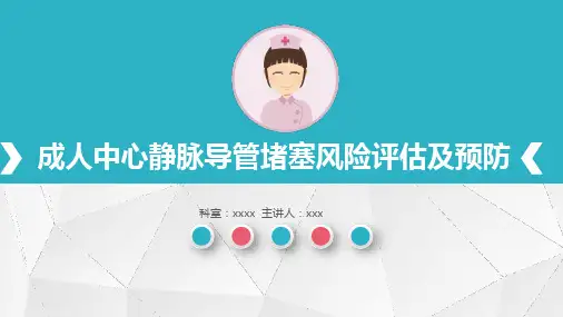 成人中心静脉导管(CVC)堵塞风险评估及预防-2024团体标准