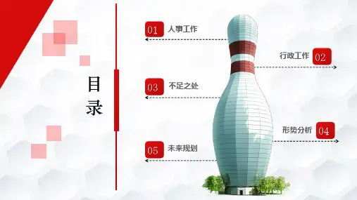 人事行政述职报告大气讲课PPT演示课件