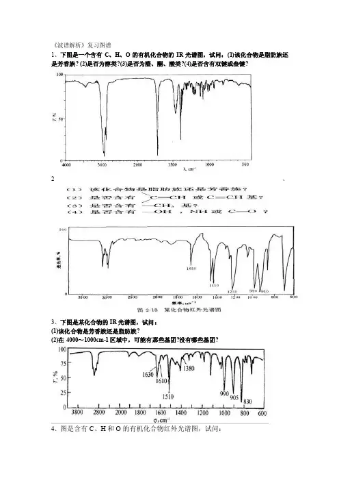 波谱解析——精选推荐