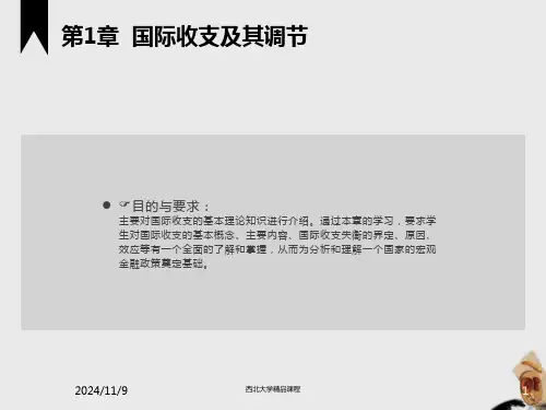 国际收支及其调
