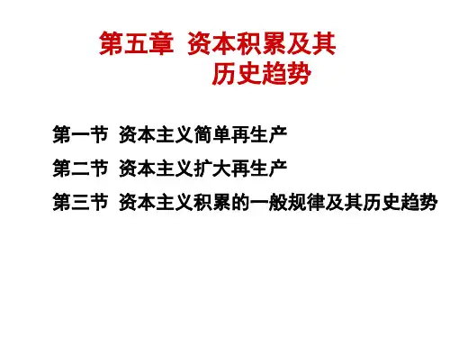 第五章资本积累及其历史趋势 (3)
