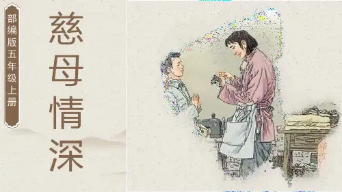 18 慈母情深课件(共12张PPT)