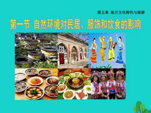 七年级地理下册 第五章 第一节 自然环境对民居、服饰和饮食的影响课件 中图版