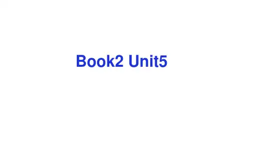 Unit5期末复习课件-2020-2021学年高一英语人教版（2019）必修第二册