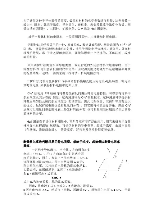 半导体表征