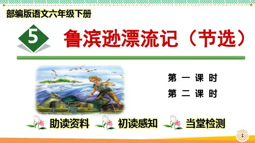 最新2024-2025学年部编版语文六年级下册《鲁滨逊漂流记(节选)》优质课件