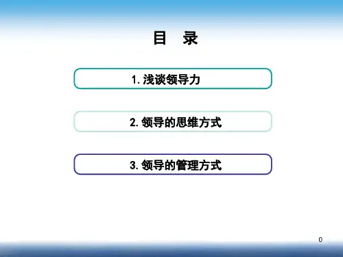 领导力和决策力ppt课件.ppt