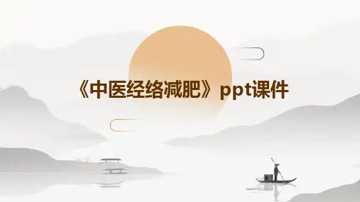 《中医经络减肥》课件