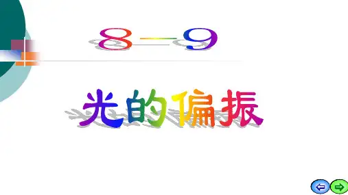 大学物理——光的偏振