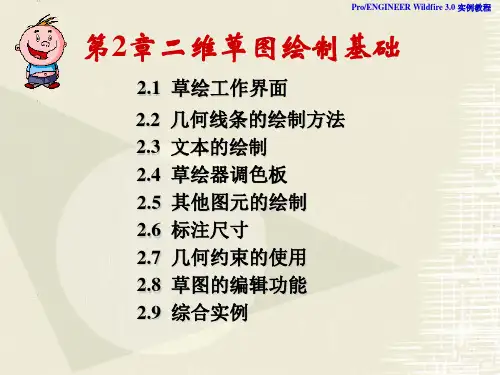 第二讲二维草图绘制基础幻灯片资料