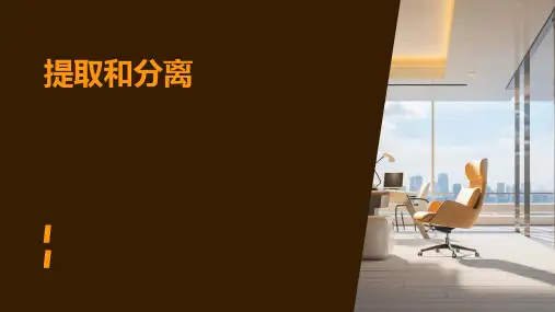 《提取和分离》课件