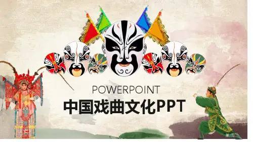 脸谱京剧戏曲文化模板