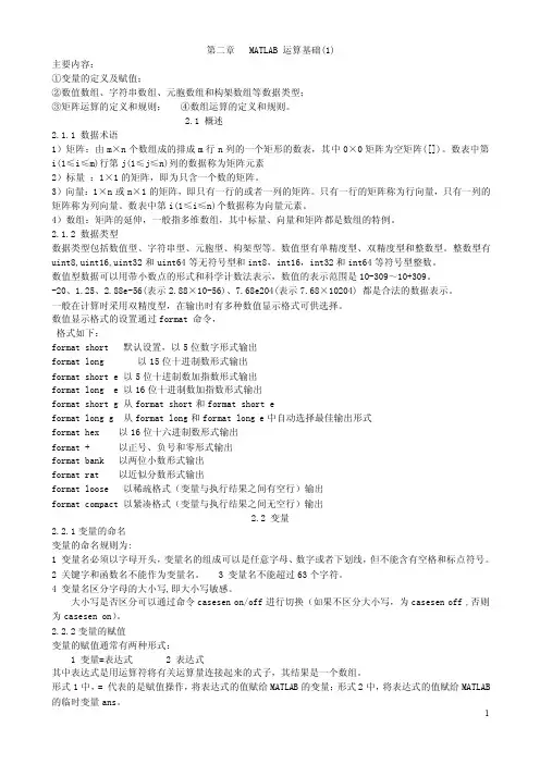 matlab教学讲义
