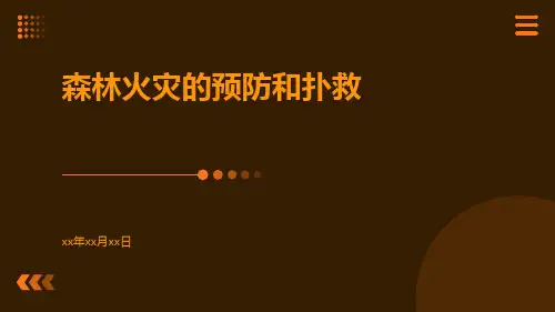 森林火灾的预防和扑救ppt