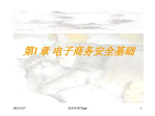 电子商务安全导论ppt课件