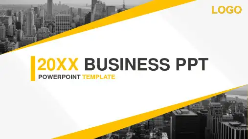 黄色时尚欧美范工作总结计划汇报商务通用动态PPT模板