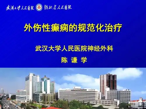 外伤性癫痫的规范化治疗2