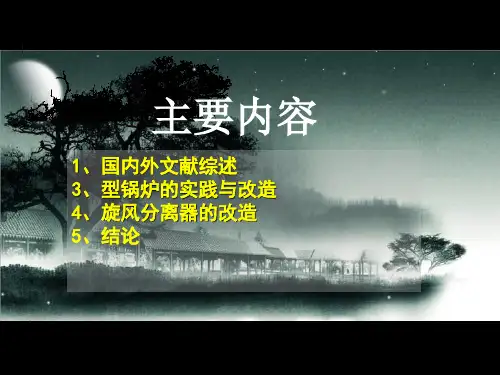 循环流化床锅炉改造毕业论文