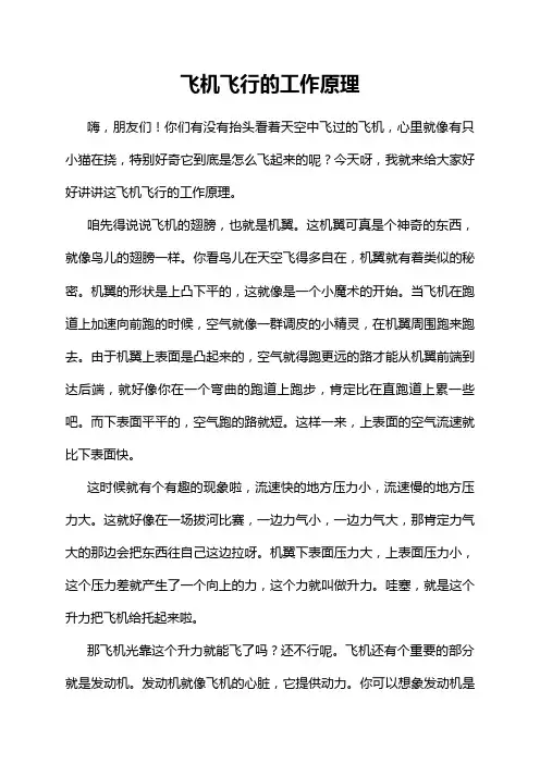 飞机飞行的工作原理