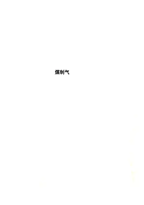 煤制气