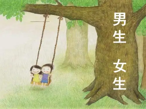 八年级上册 第三课 第二框 男生女生课件