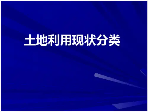 土地利用现状分类 (2)
