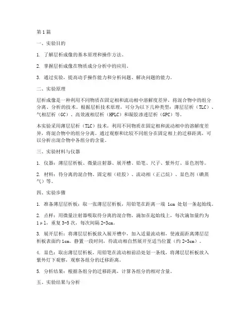 层析成像_实验报告(3篇)