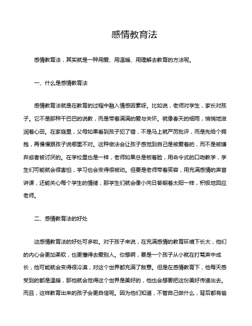 感情教育法