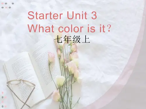 StarterUnit3基础知识点(重点单词短语句型单元语法)课件人教版英语七年级上册