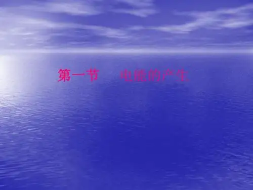 电能的产生ppt4 沪科版1