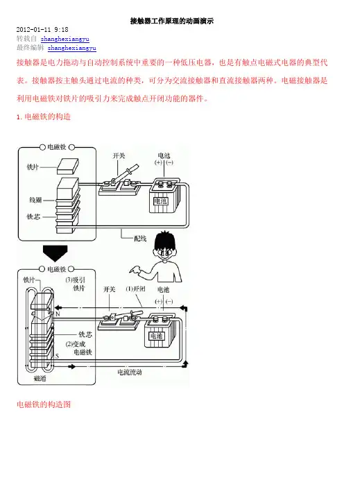 接触器工作原理的动画演示