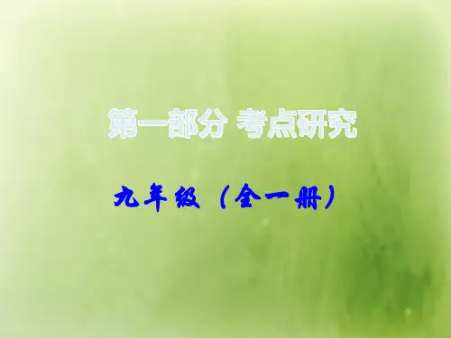 人民版中考政治第一部分教材知识梳理九年级全一册课时18法治时代第三单元课件1