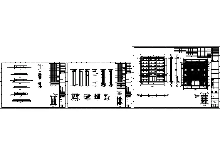 装配式建筑（框架结构）PC构件CAD详图