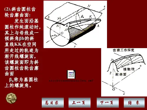 斜齿轮传动PPT课件