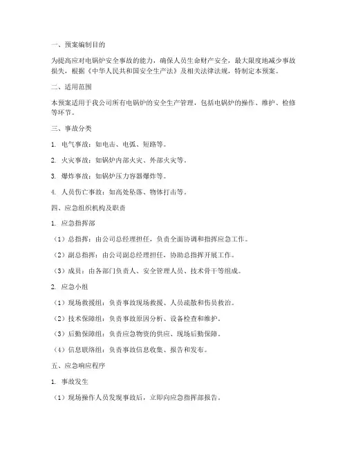 电锅炉安全事故应急预案