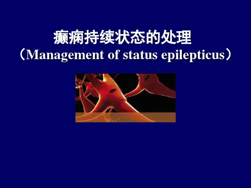 癫痫持续状态的处理-案例分享