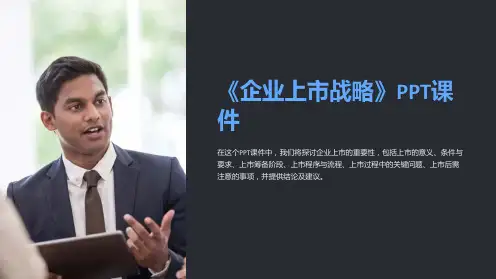 《企业上市战略》课件