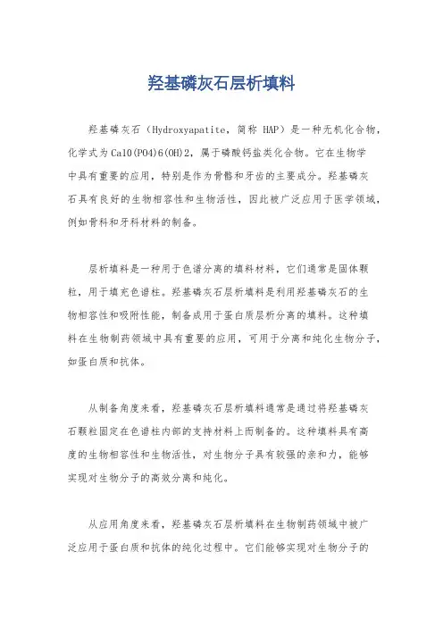 羟基磷灰石层析填料