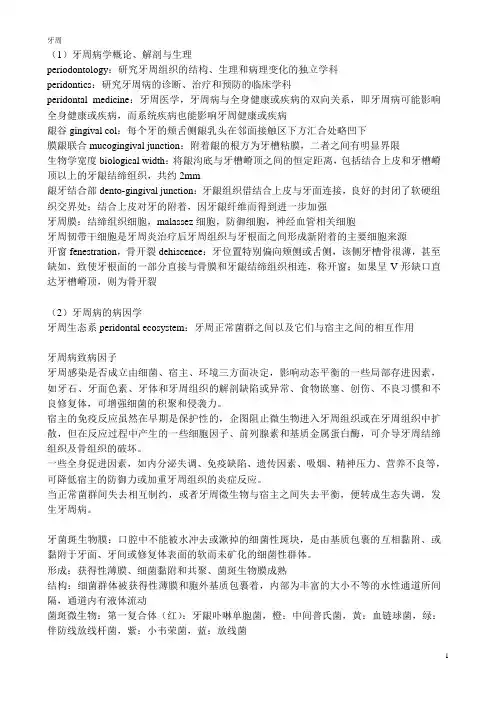 牙周