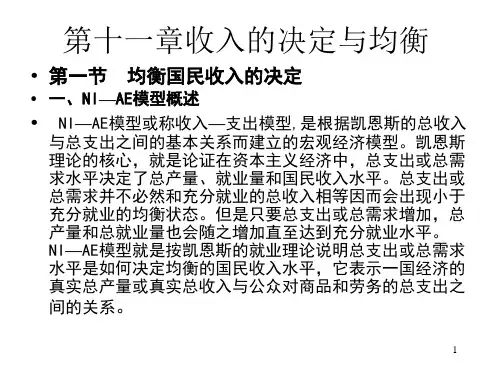 西方经济学-国民收入的决定与均衡