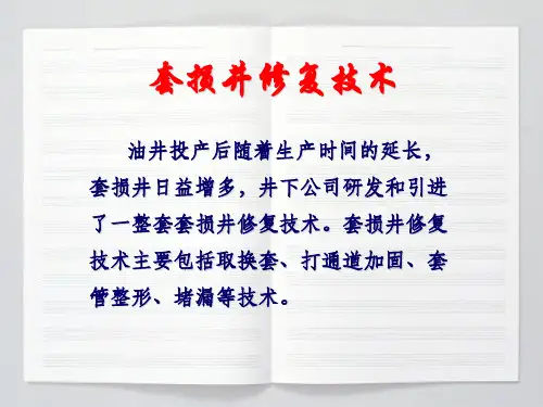 套损井修复技术