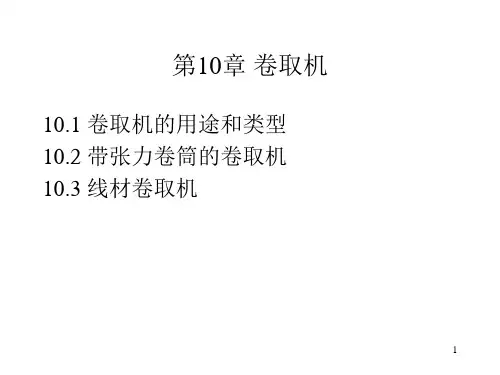 第10章+卷取机PPT优秀课件