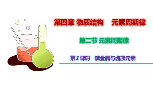 【课件】碱金属与卤族元素++课件高一上学期化学人教版(2019)必修第一册+