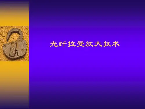 光纤拉曼放大技术解读