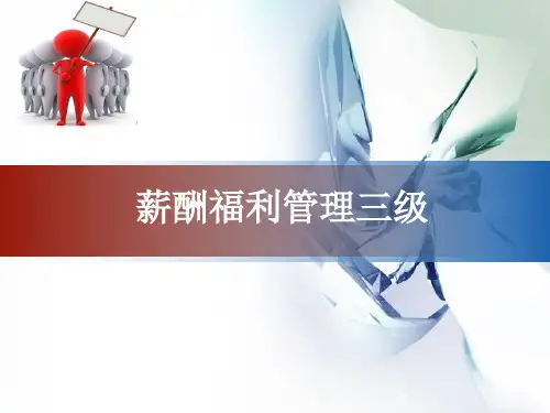 人力资源管理师三级《薪酬》ppt课件