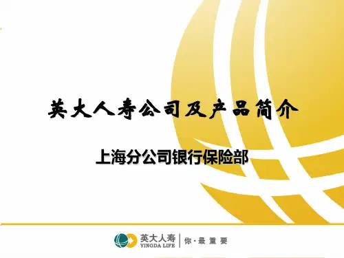 英大人寿公司及产品简介1