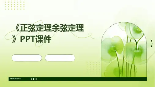 《正弦定理余弦定理》课件