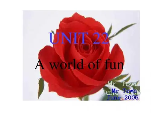 a world of fun unit 22