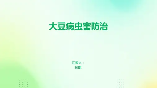 大豆病虫害防治PPT